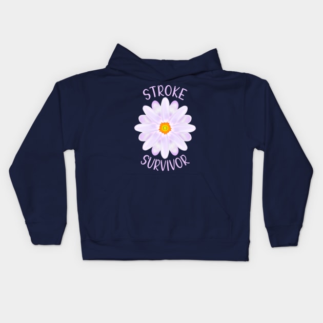 Stroke Survivor Kids Hoodie by MoMido